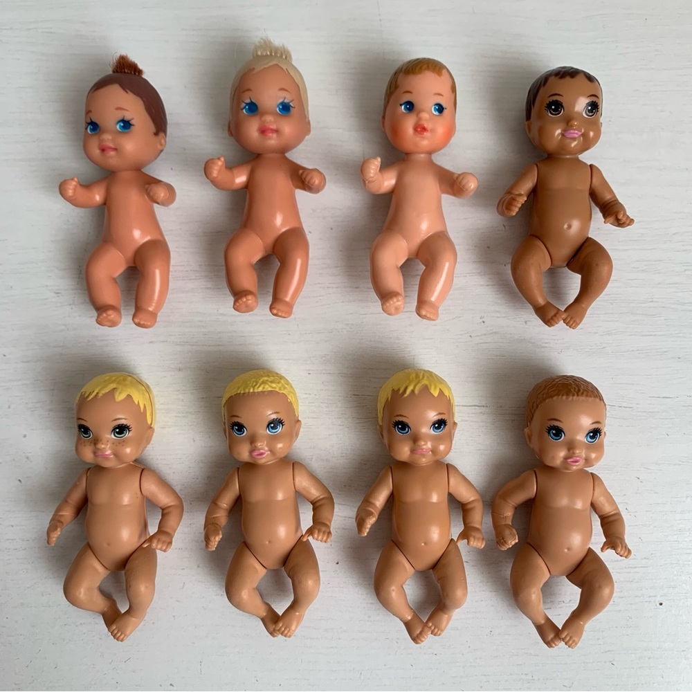 Barbie Baby Krissy Dolls Lot of 8